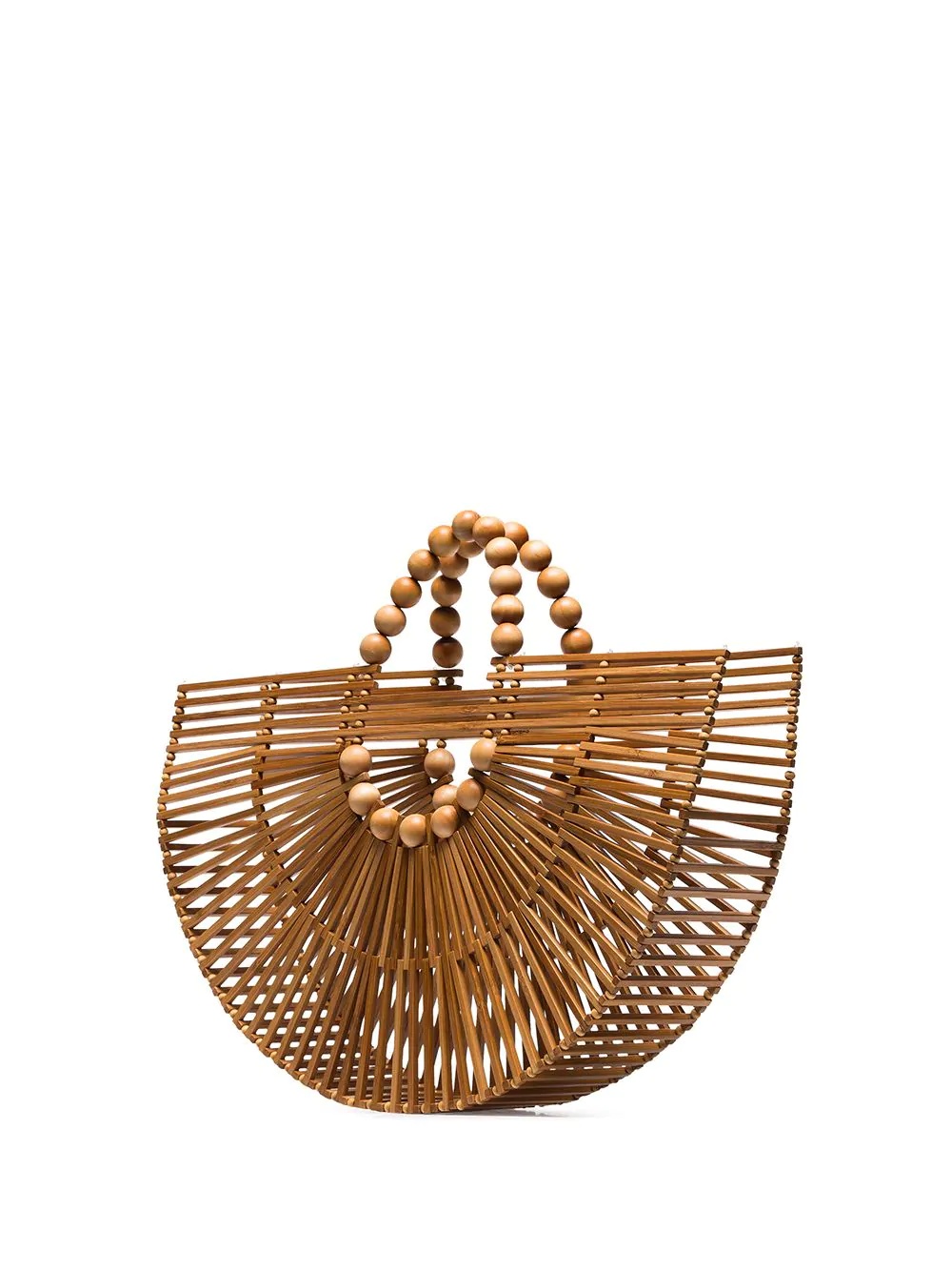 X Adriana Degreas wooden fan tote bag - 4