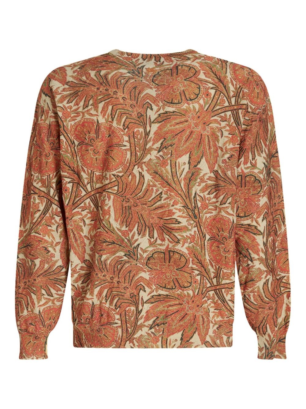botanical-print cotton-blend sweatshirt - 6
