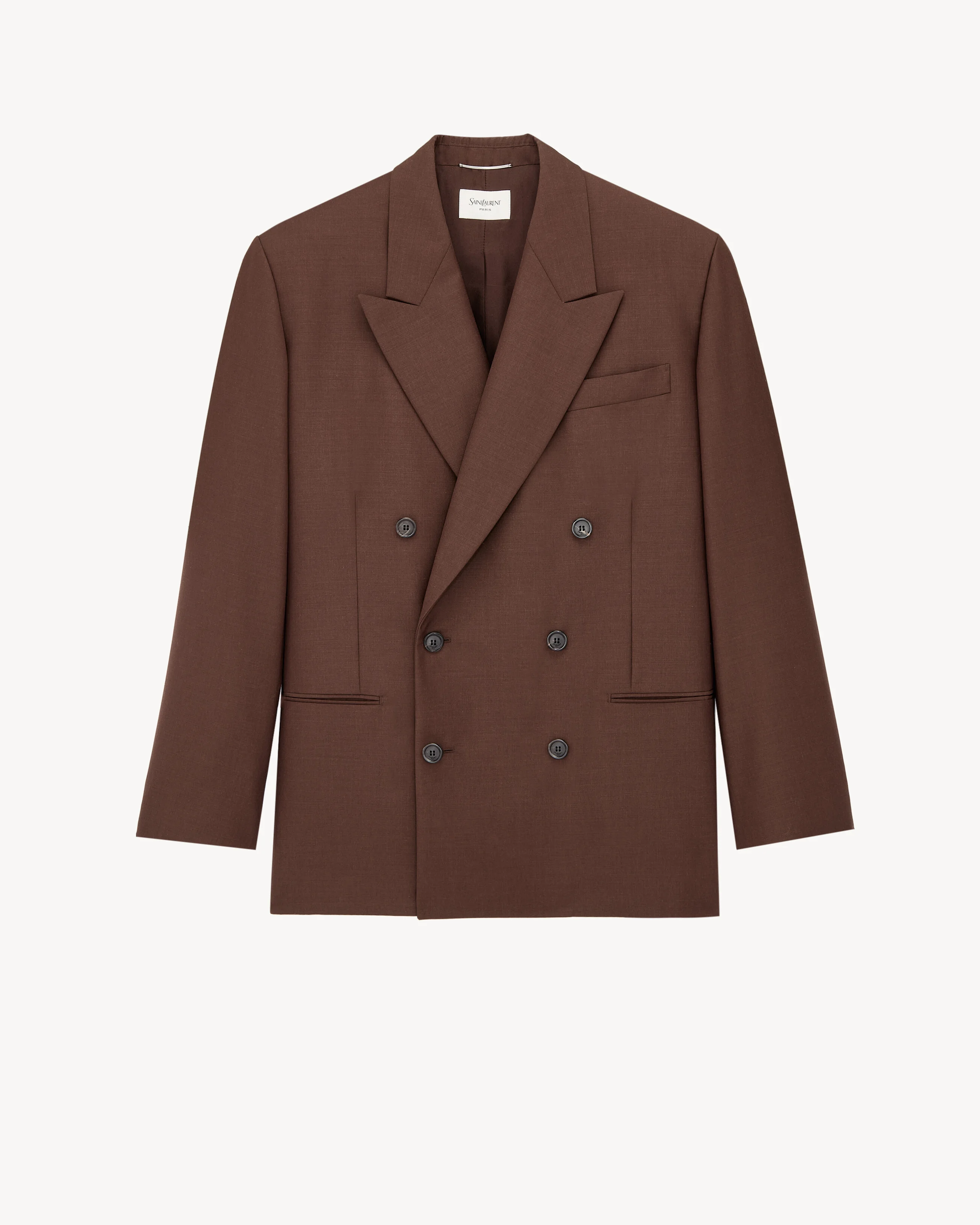 JACKET IN WOOL AND MOHAIR CANVAS - 1