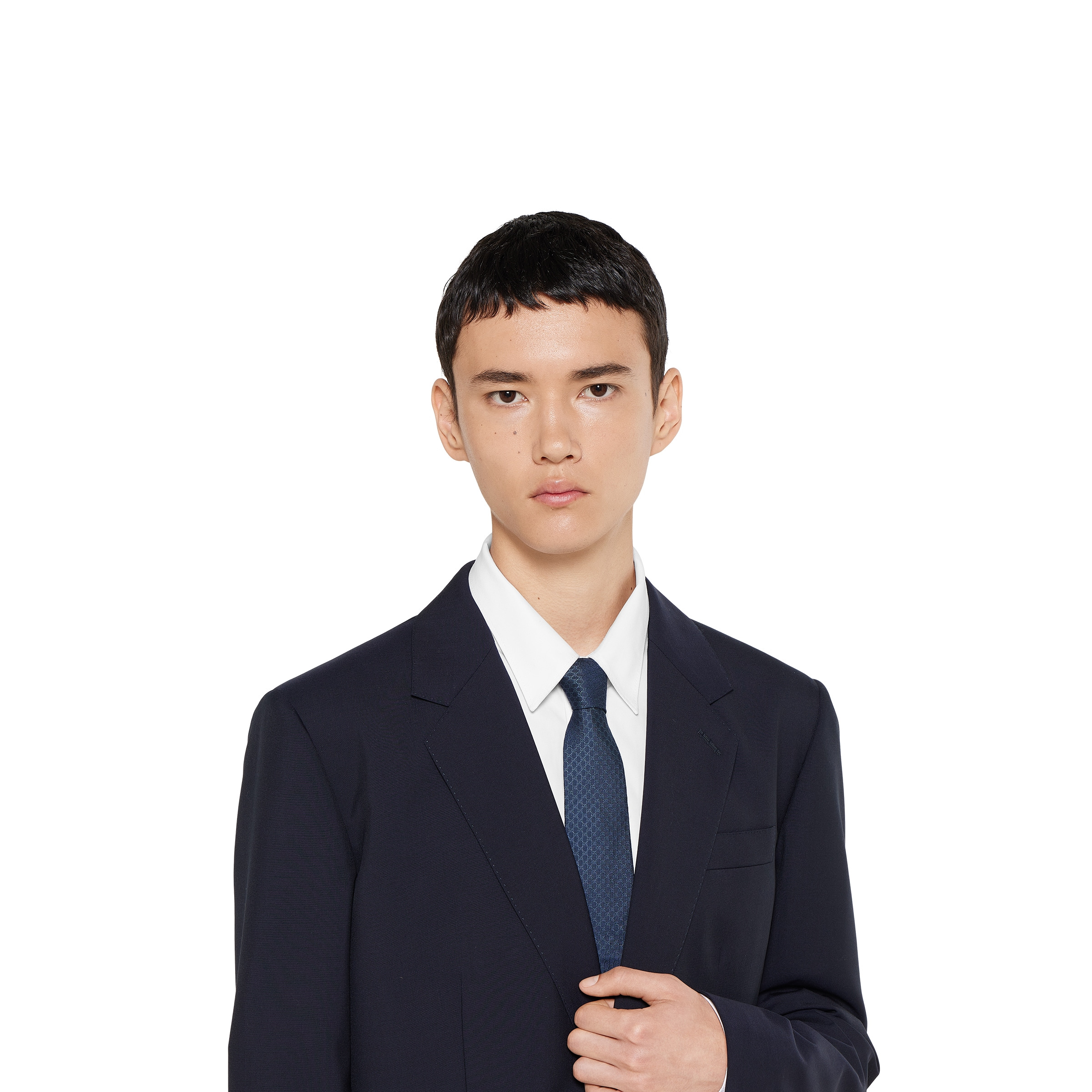 GG silk jacquard tie - 3