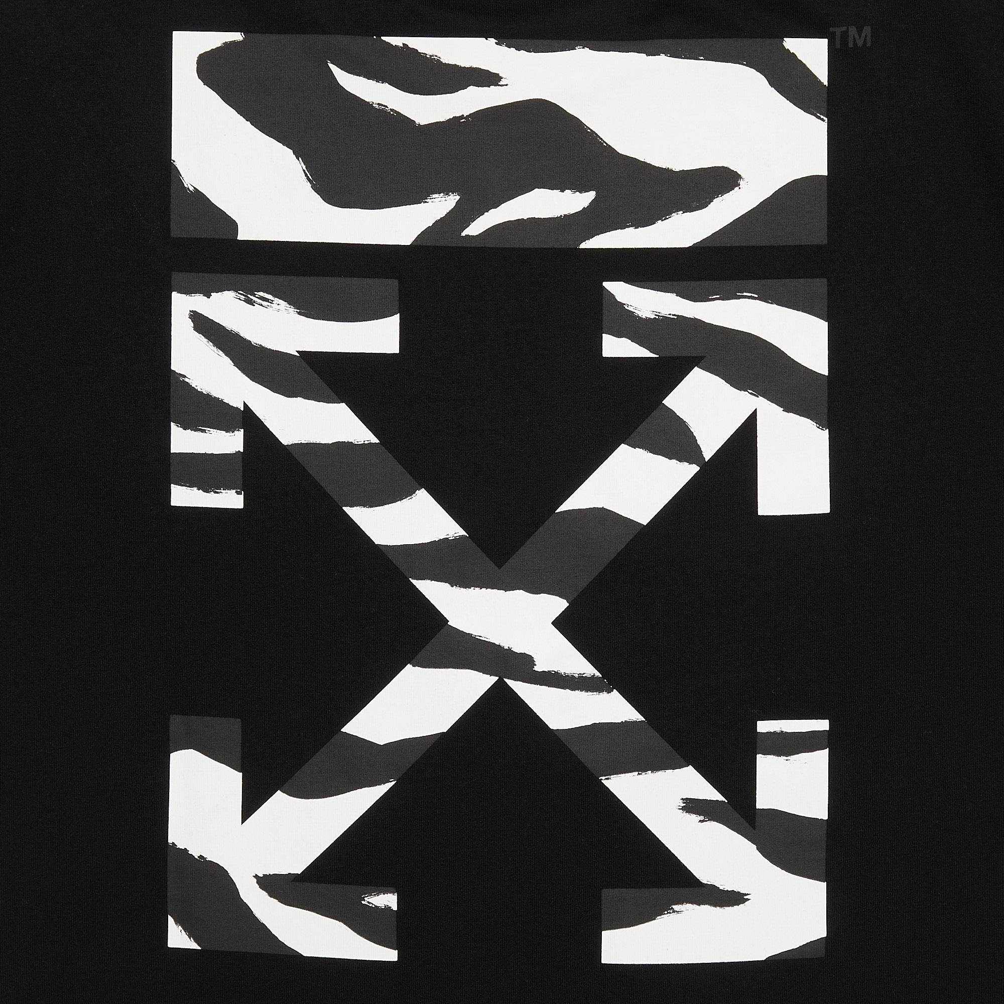 Off-White Zebra Arrow Tee 'Black' - 3