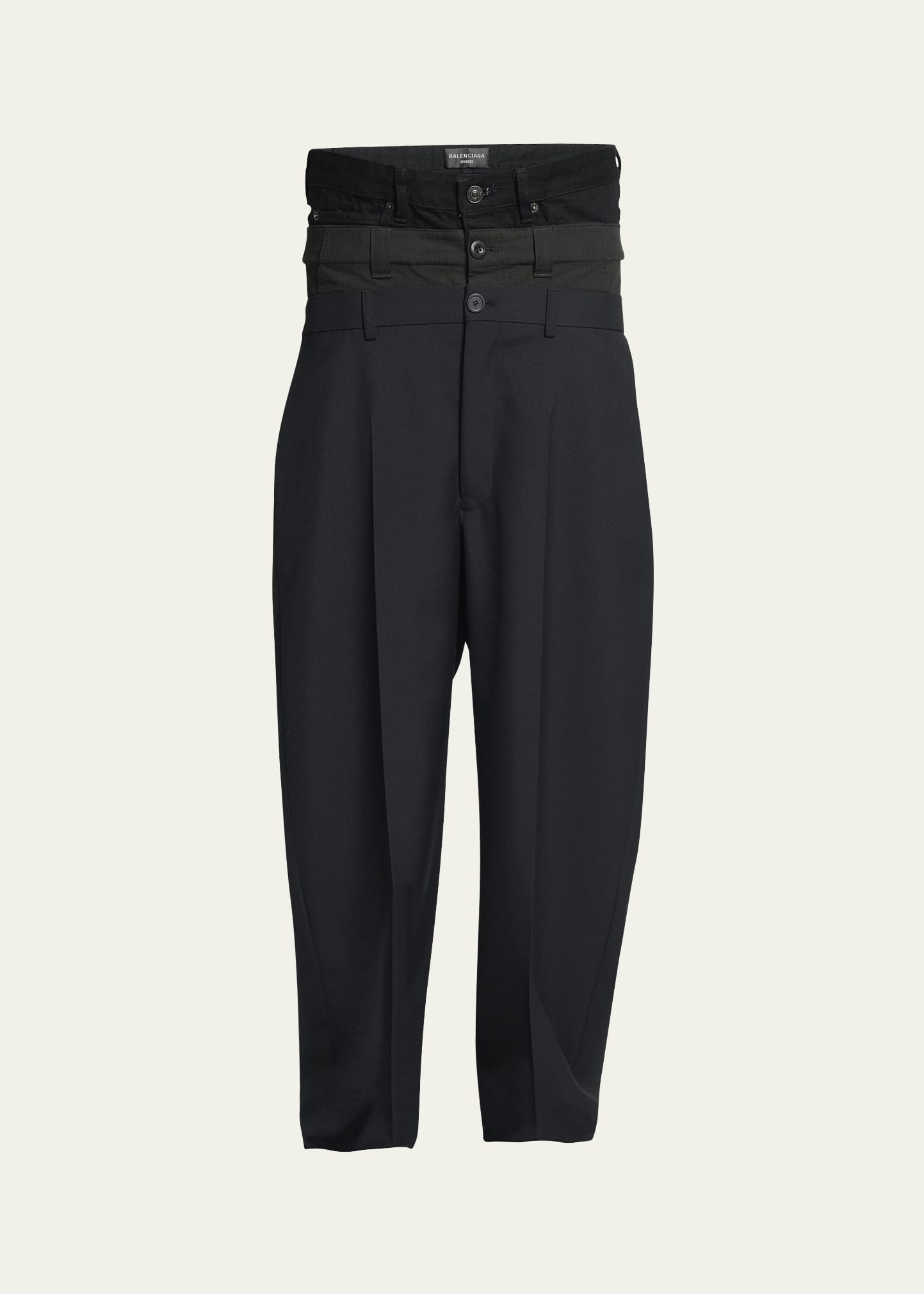 Men's Triple Waistband Trousers - 1