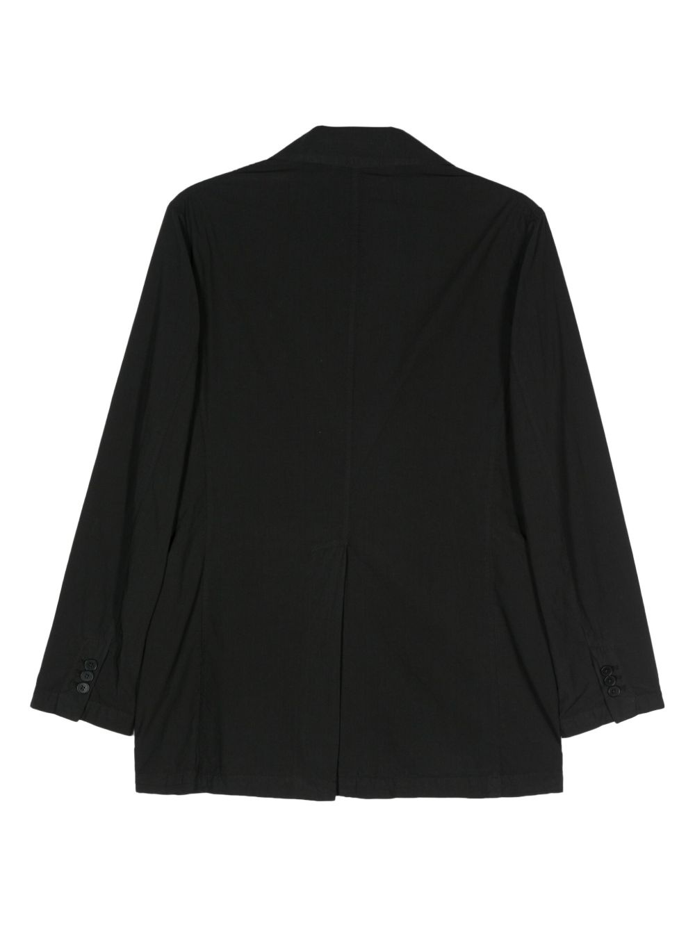 single-breasted cotton blazer - 2
