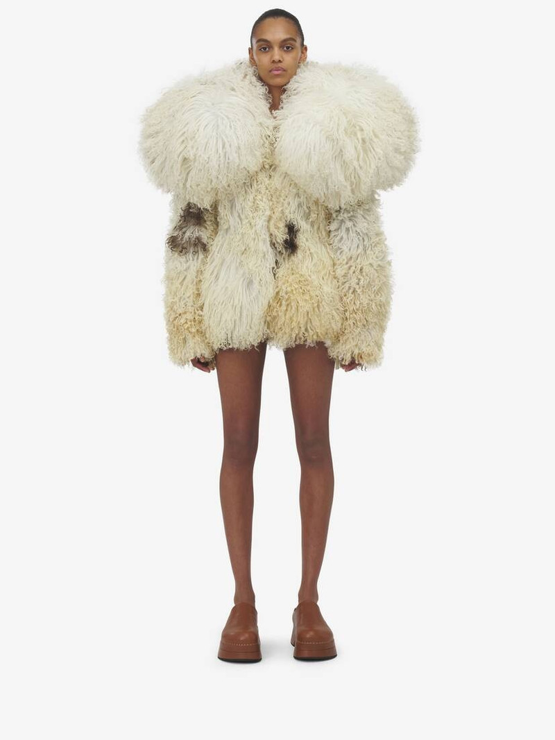 Alexander McQueen Exploded Shearling Coat outlook