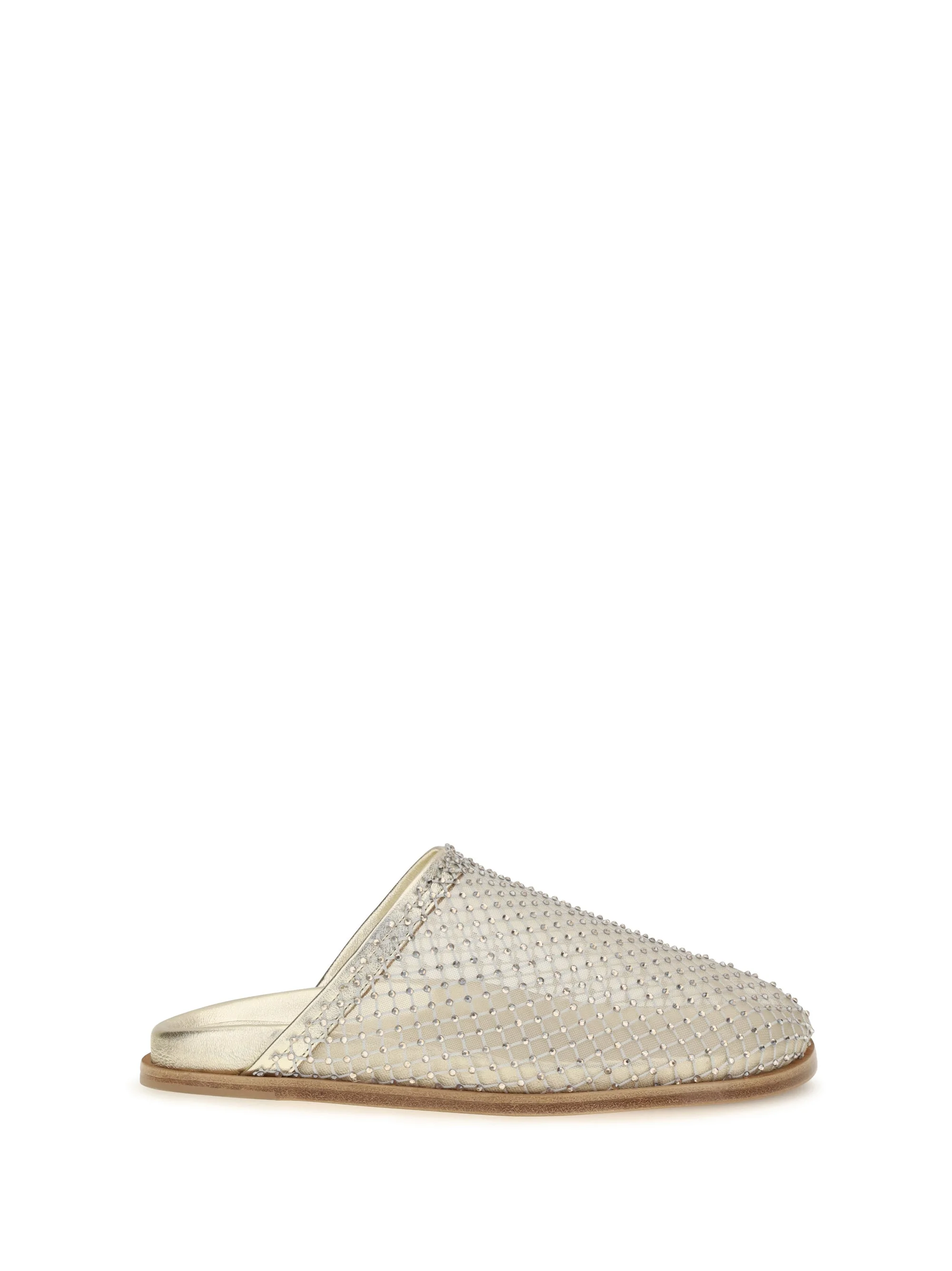 Forte_forte Mesh Sabot Sandals Platino - 1