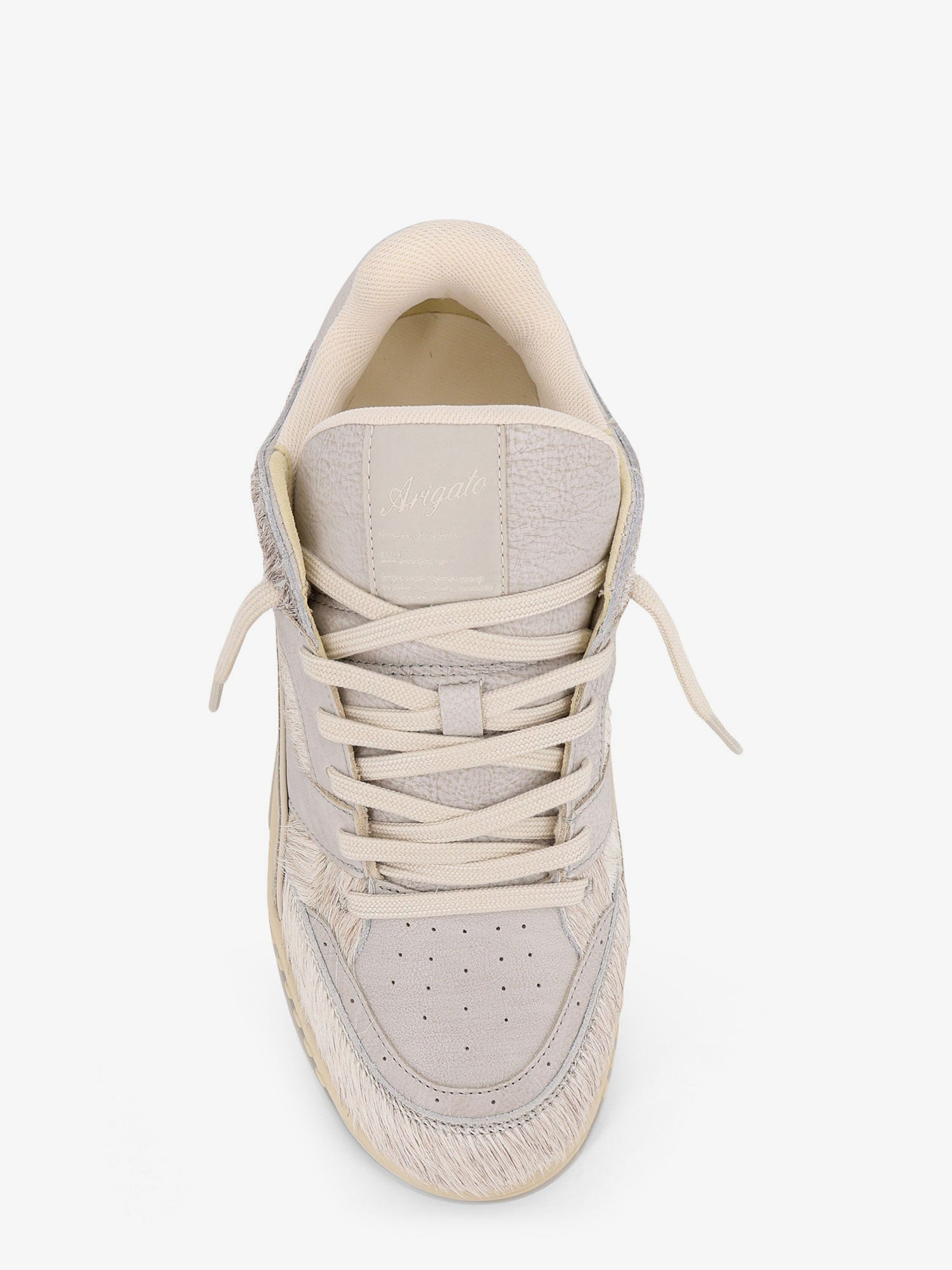 Axel Arigato Men Area Lo Ponyskin And Suede Low-Top Sneakers - 5