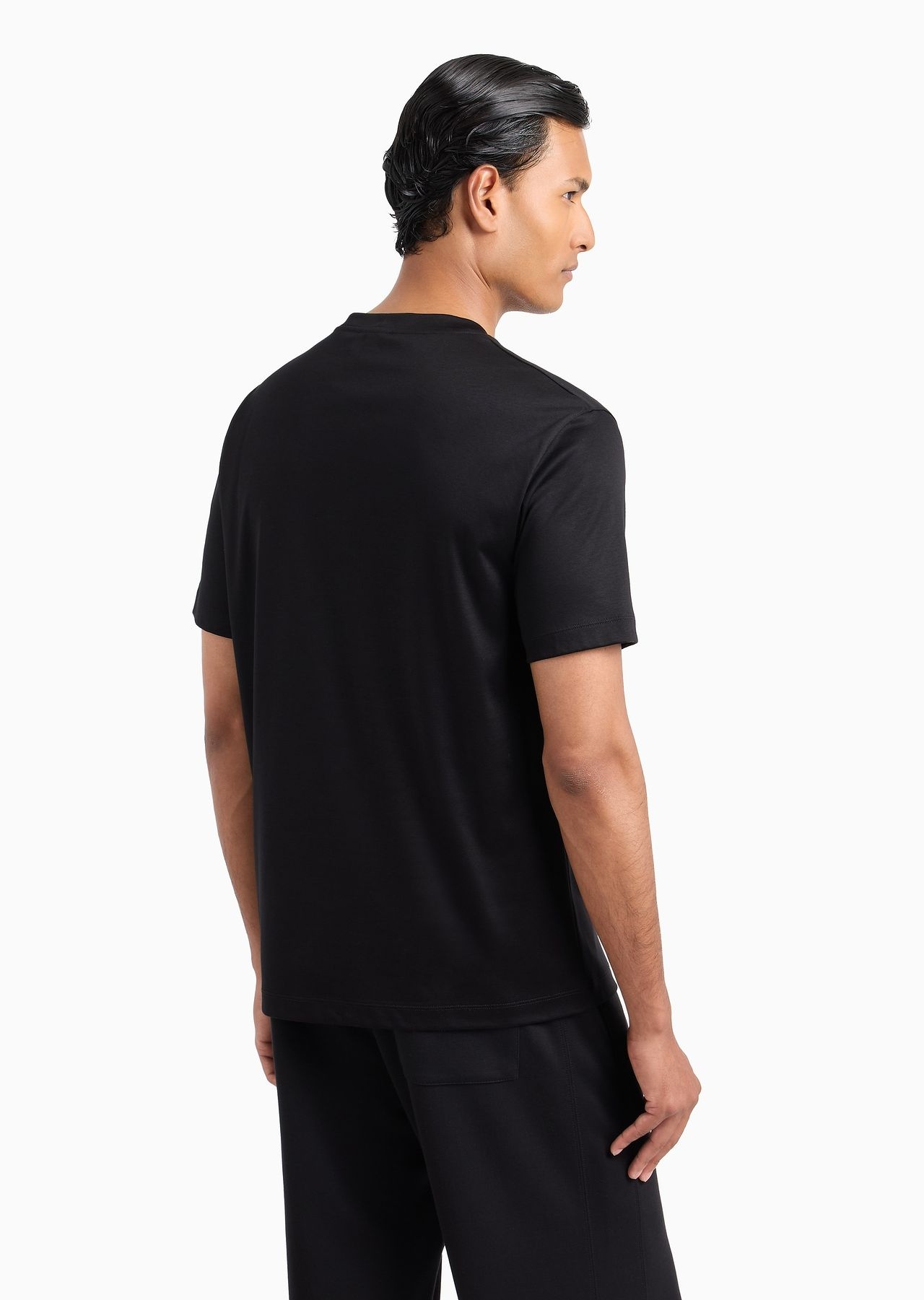 Cotton interlock crew-neck T-shirt - 3