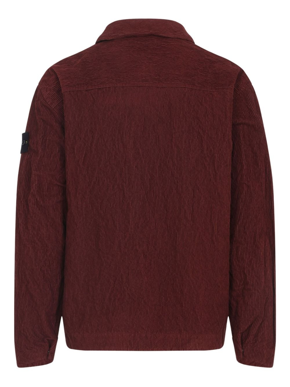 corduroy patch-pocket shirt - 2
