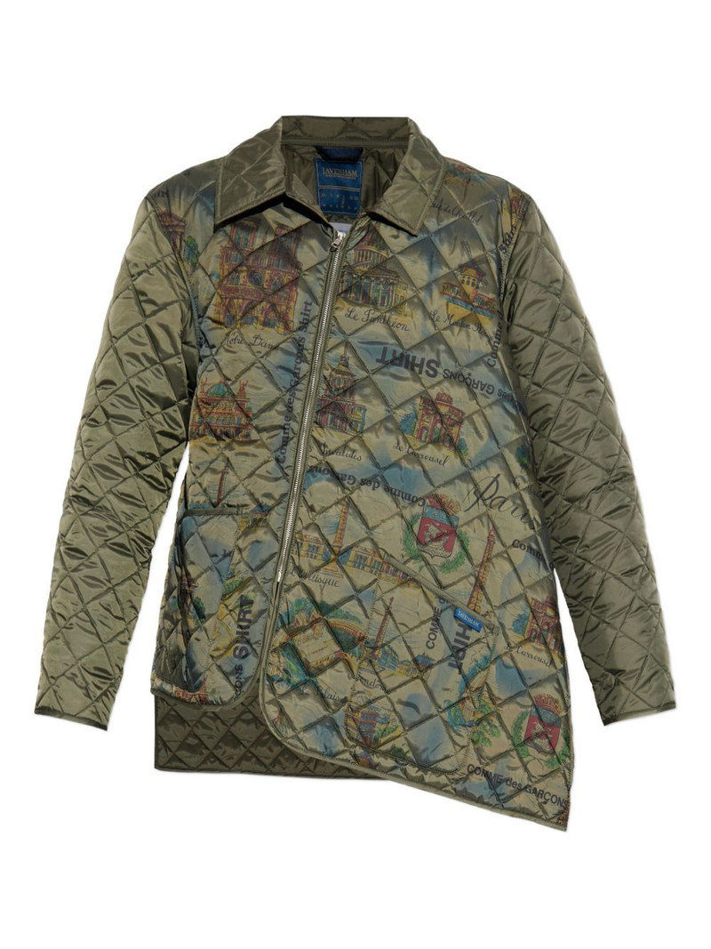 x Laveham quilted zip jacket 1