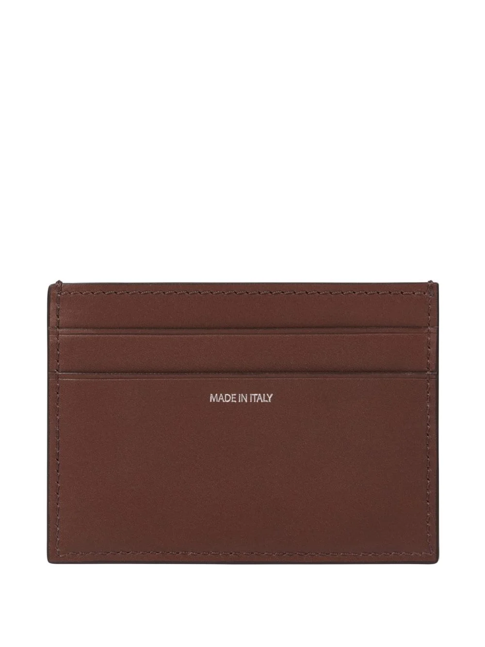panel leather cardholder - 1