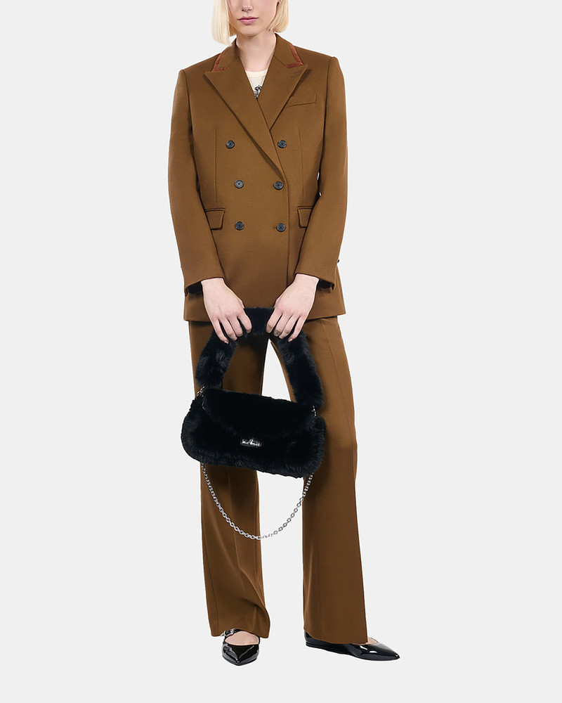 BROWN WOOL SUIT JACKET 1