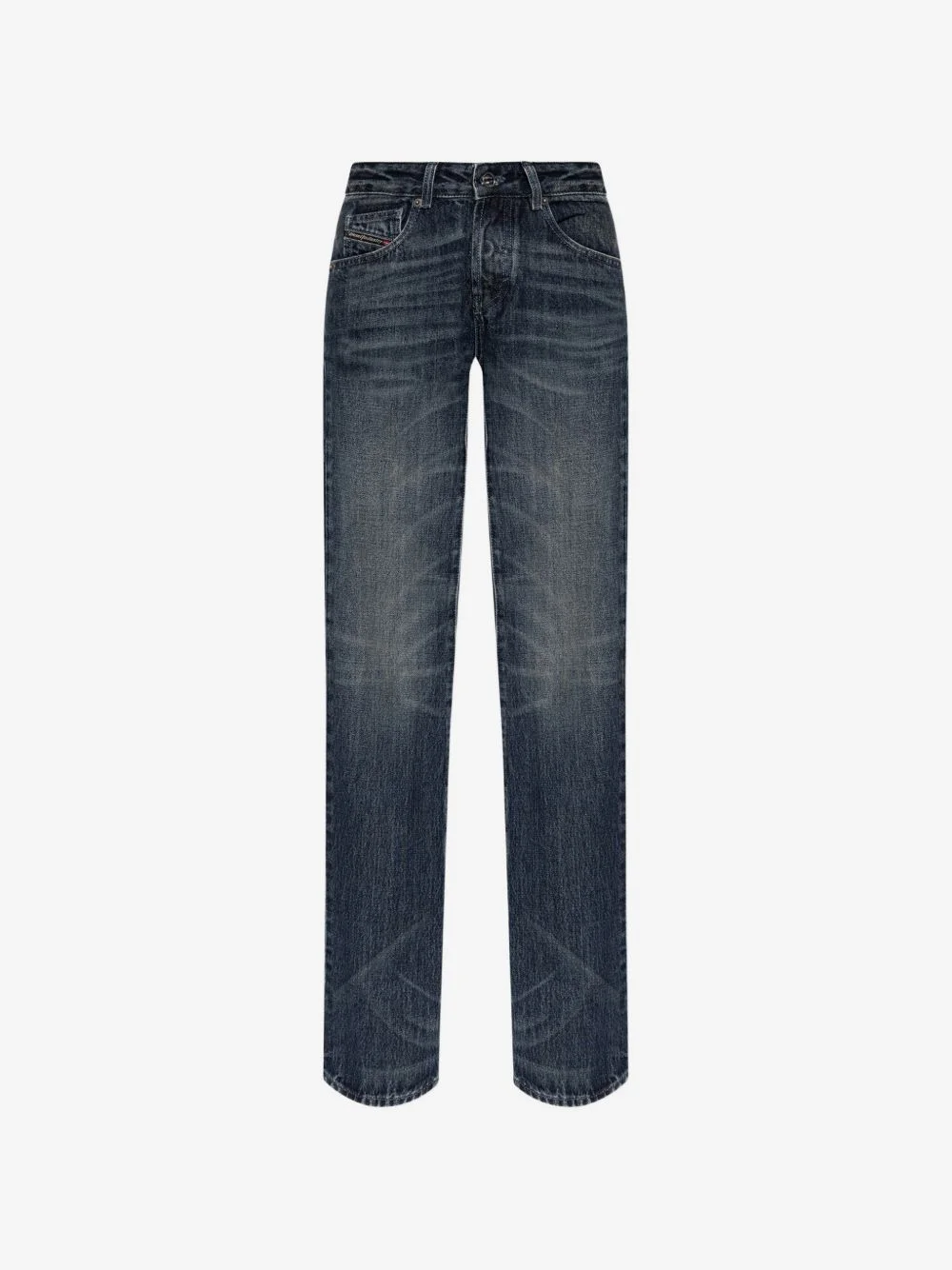 D-Heel-Fsj1 washed-effect logo-patch jeans - 1