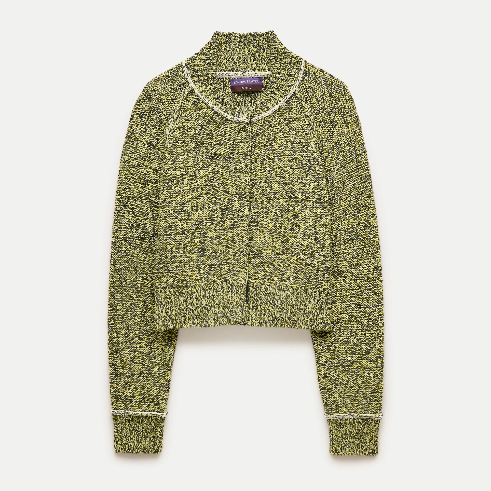Eckhaus Latta x J.Crew marled cardigan - 1