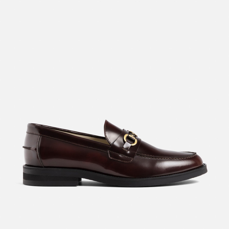 Wilde Buffed Red Plus Bit Loafer - Men's 4