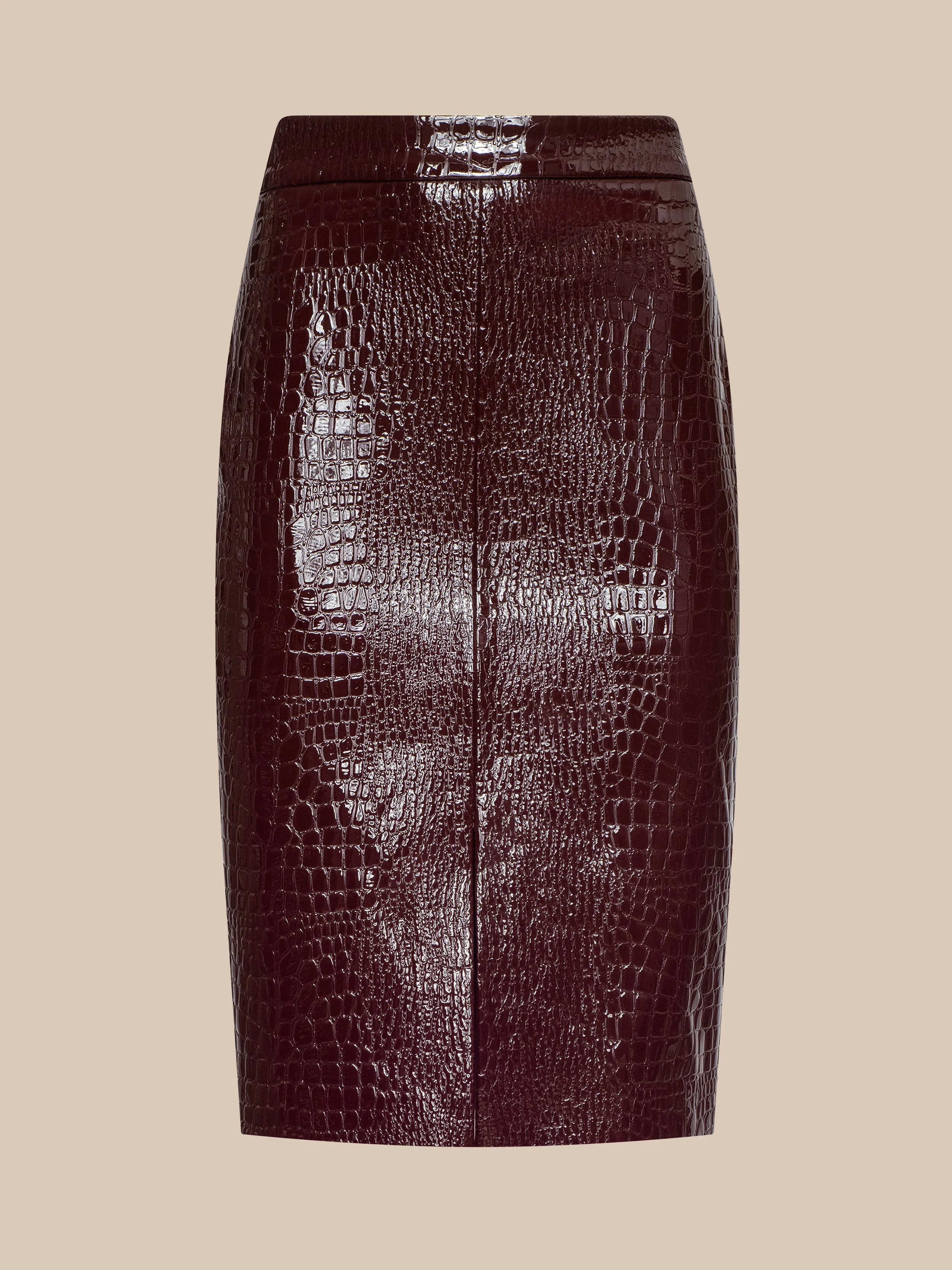 Violetta Vegan Leather Skirt - 1