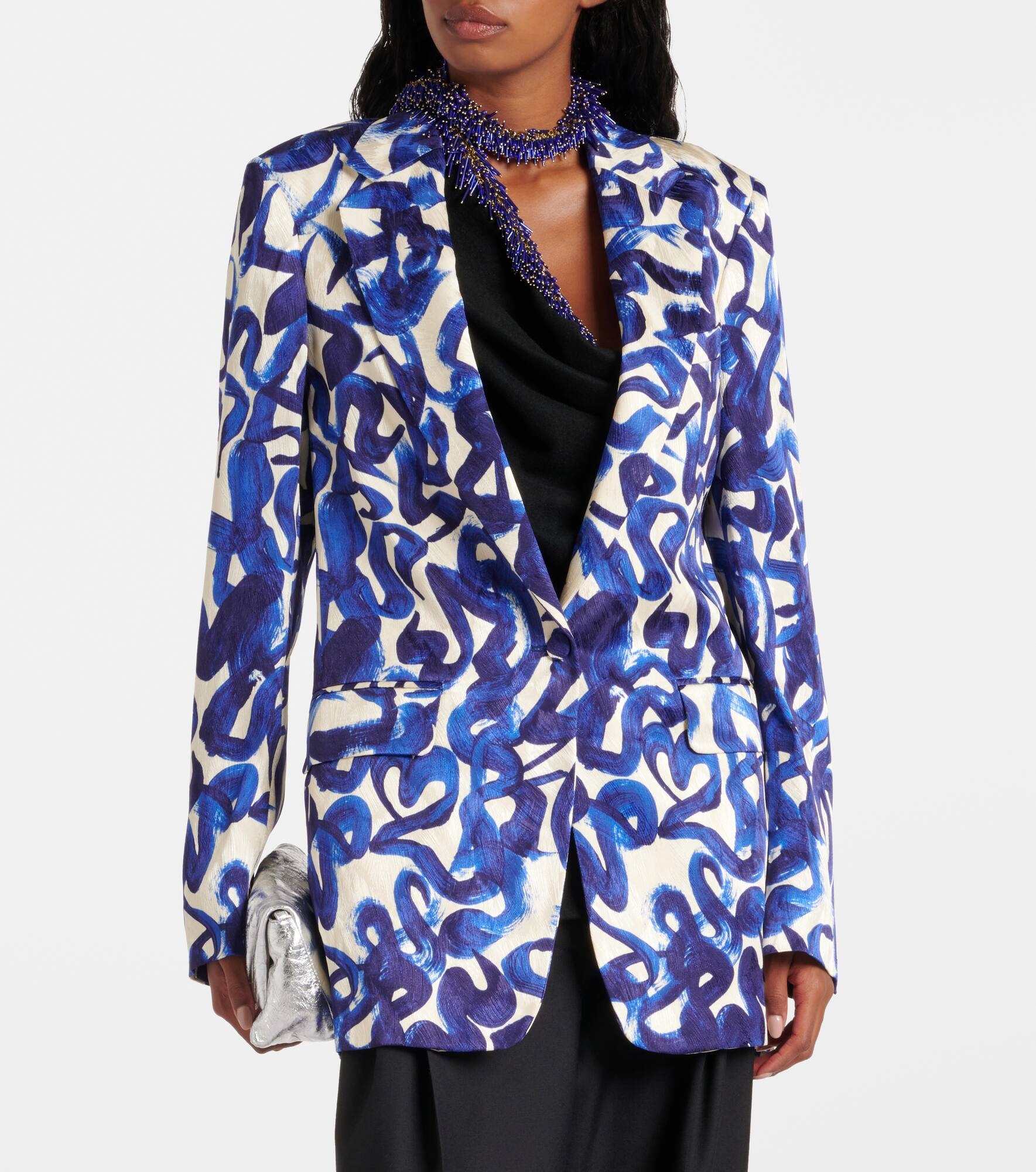 Printed blazer - 4