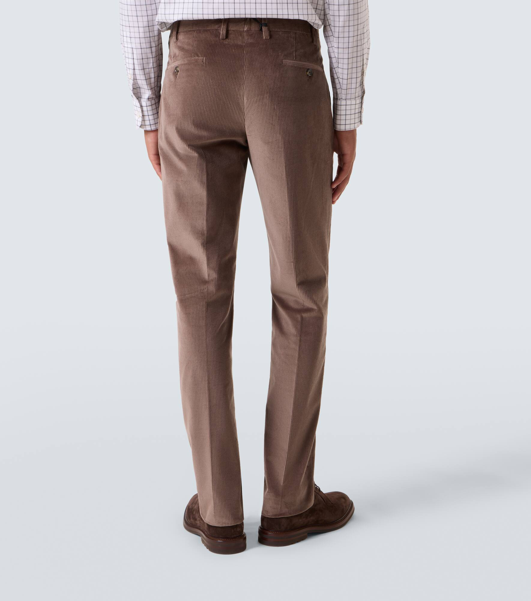 Cotton corduroy suit pants - 4