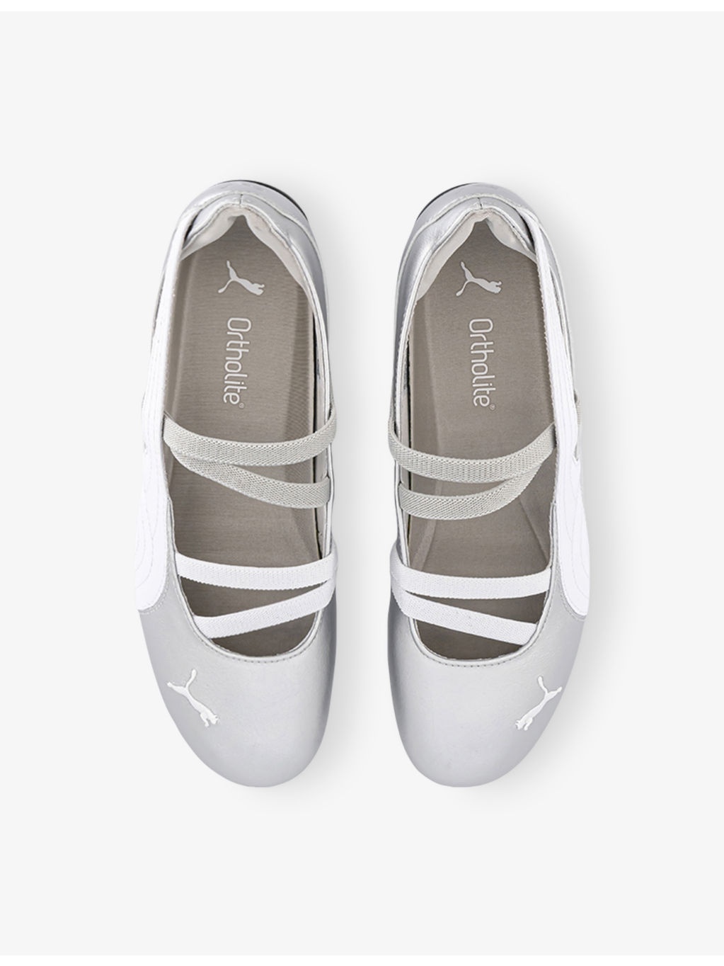 Speedcat Ballet Metallic-Leather Low-Top Trainers - 2