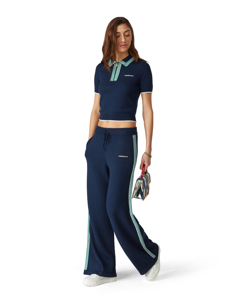 CASABLANCA Knit Tennis Polo Shirt | Casablanca Paris outlook