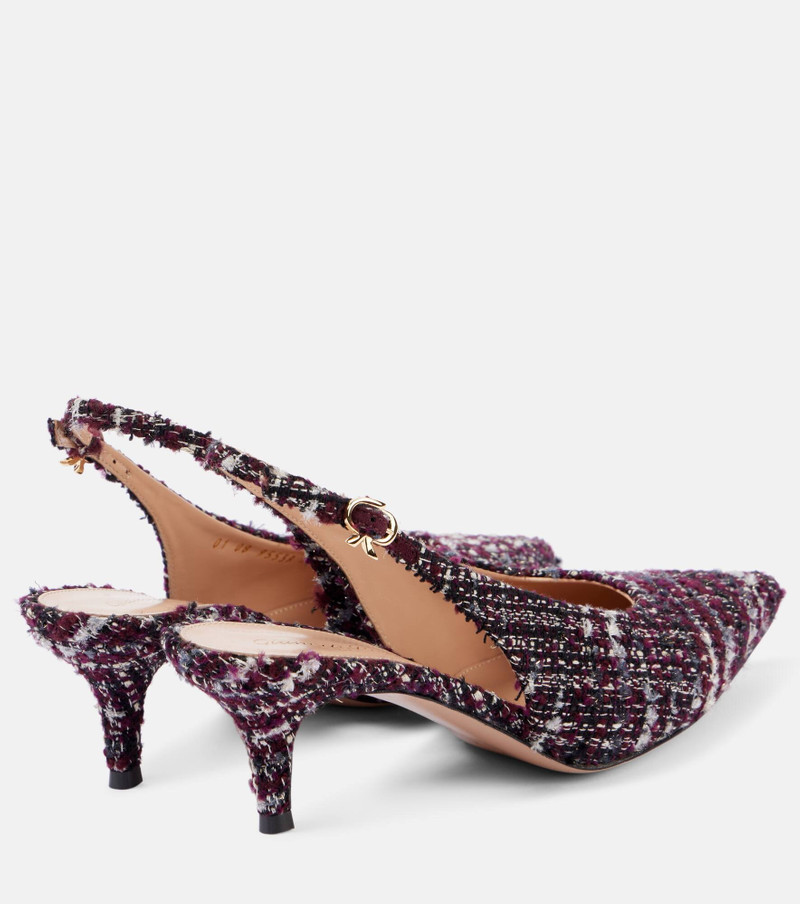 55 bouclé slingback pumps 3
