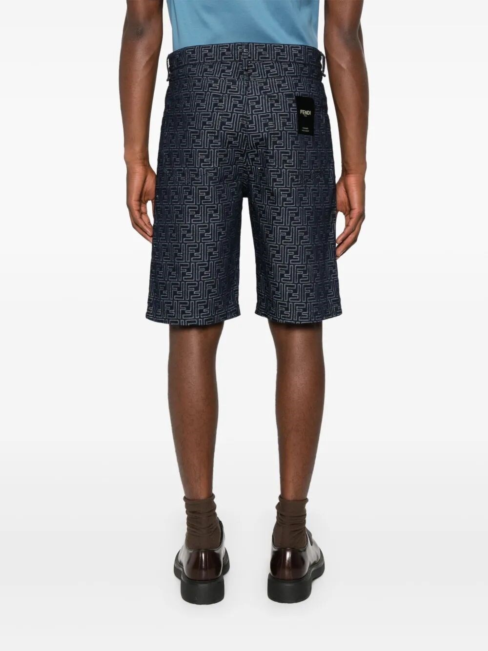 `FF` Denim Shorts - 4