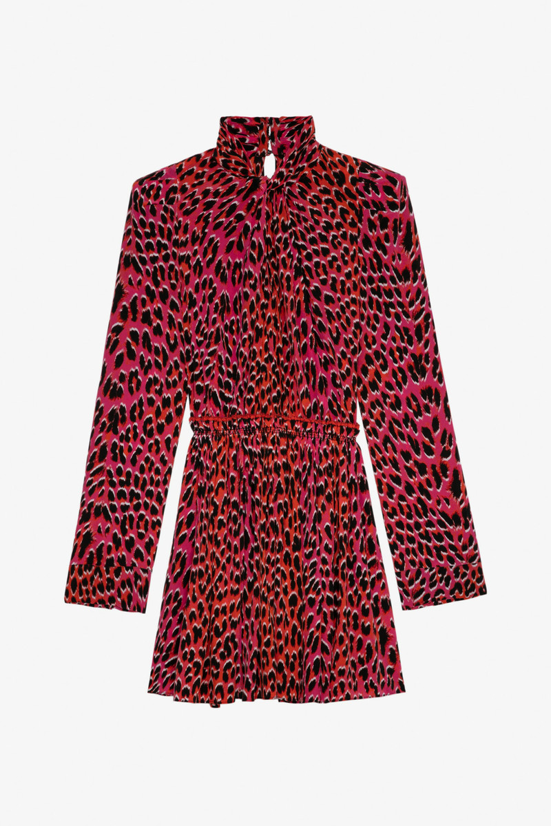 Ryde Leopard Silk Dress - 1