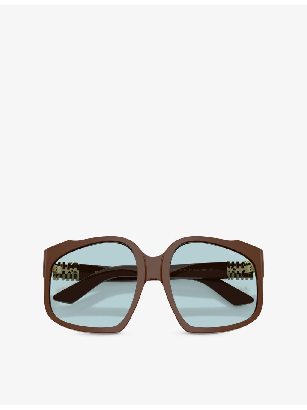MU A07S Irregular-Frame Acetate Sunglasses - 5
