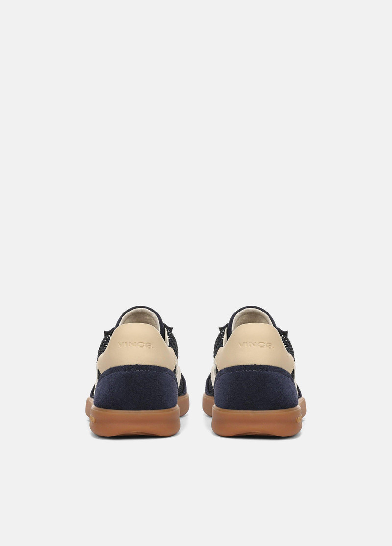 Vince Oasis Netting & Leather Sneaker outlook