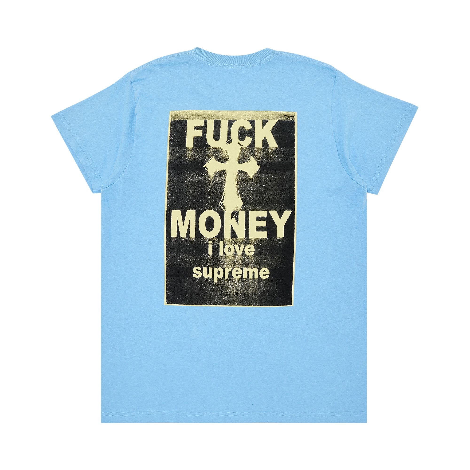 Supreme Fuck Money Tee 'Bright Blue' - 2