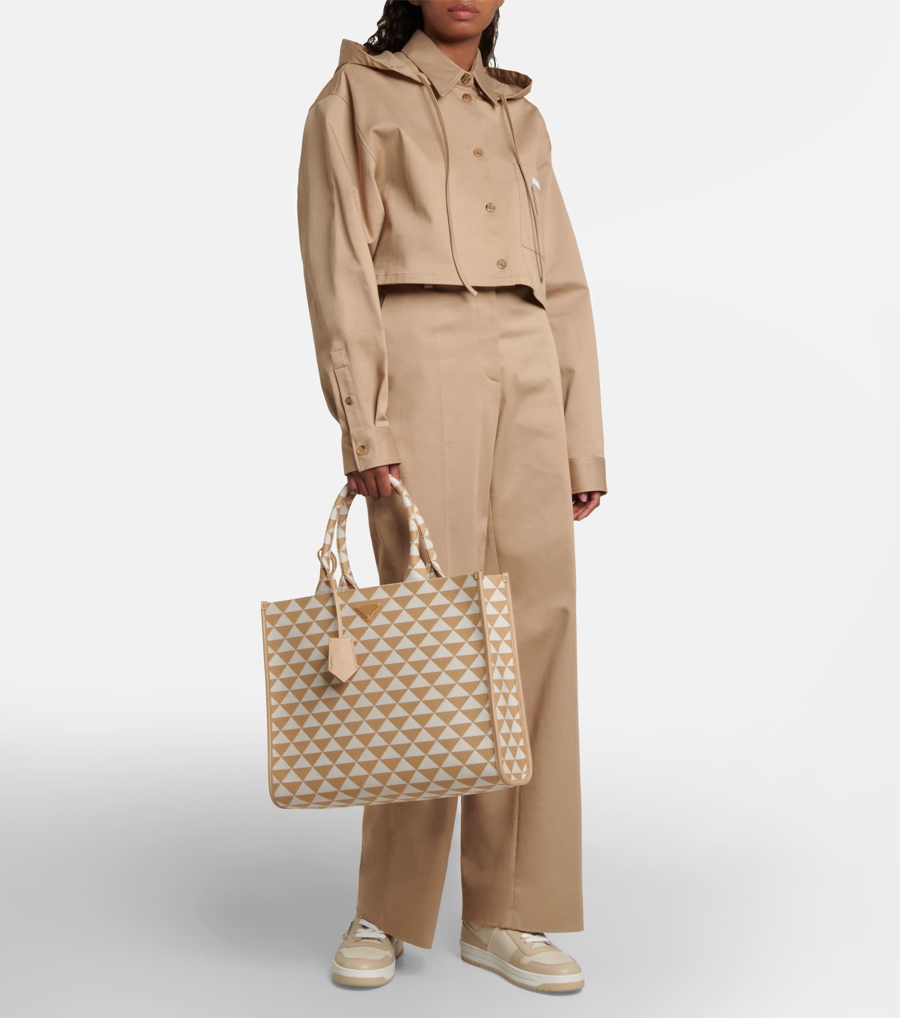 Symbole leather-trimmed tote bag - 5