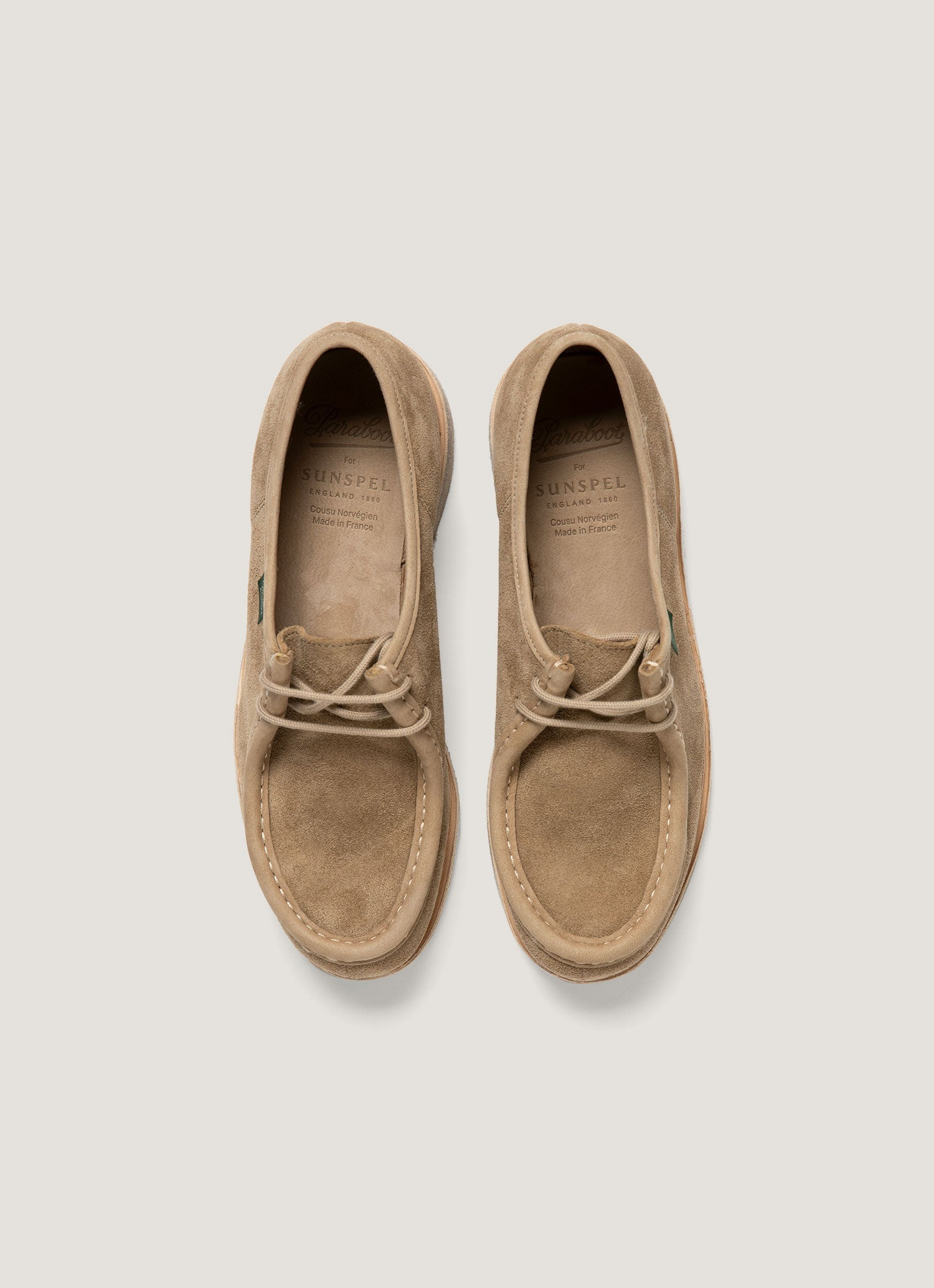 Paraboot x Sunspel Suede Michael Shoe - 4