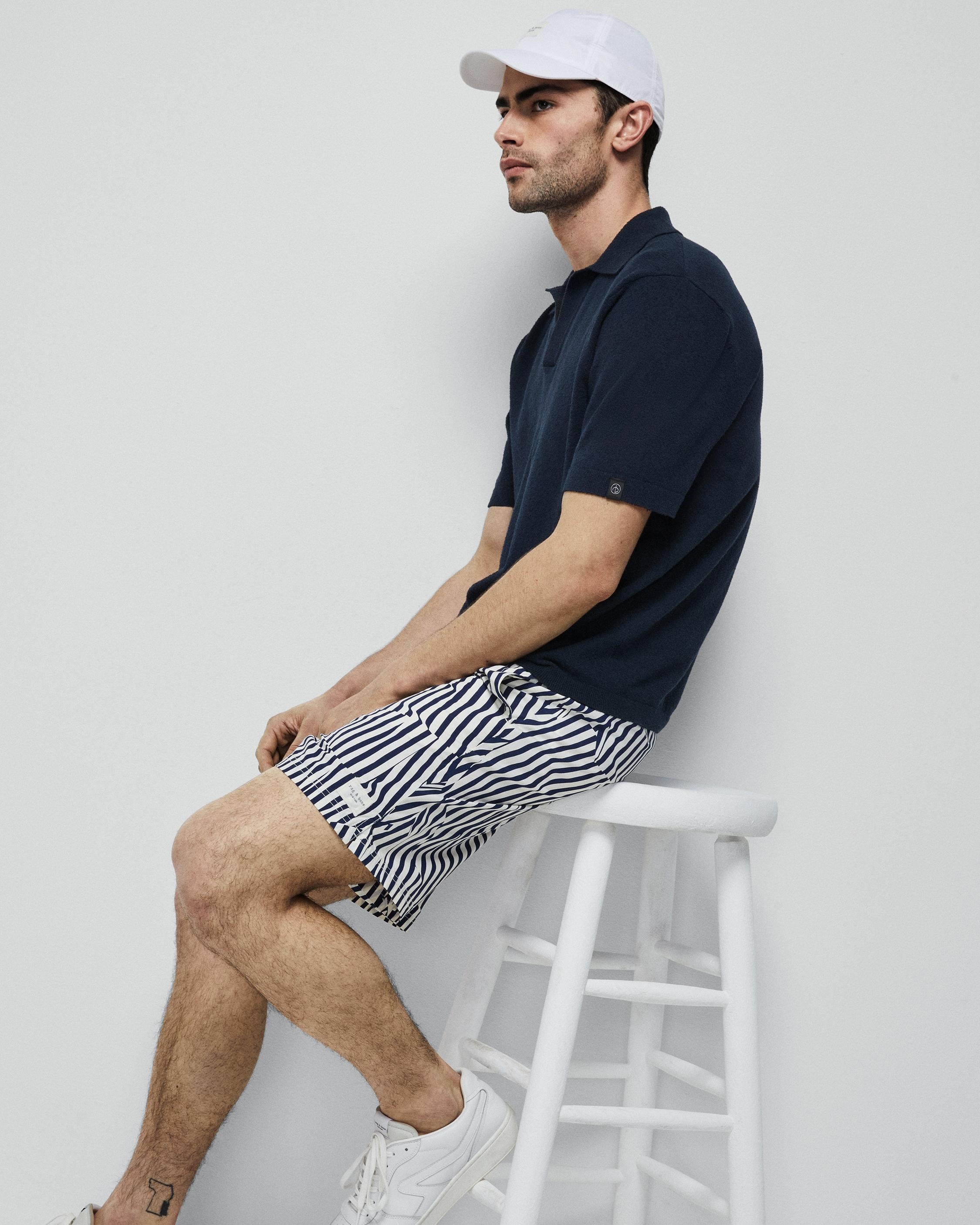 Fletcher Cotton Poplin Printed Short
Relaxed Fit Short - 4