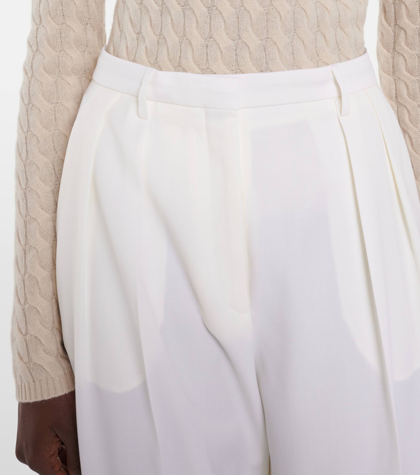 Emmett high-rise wool tapered pants - 4