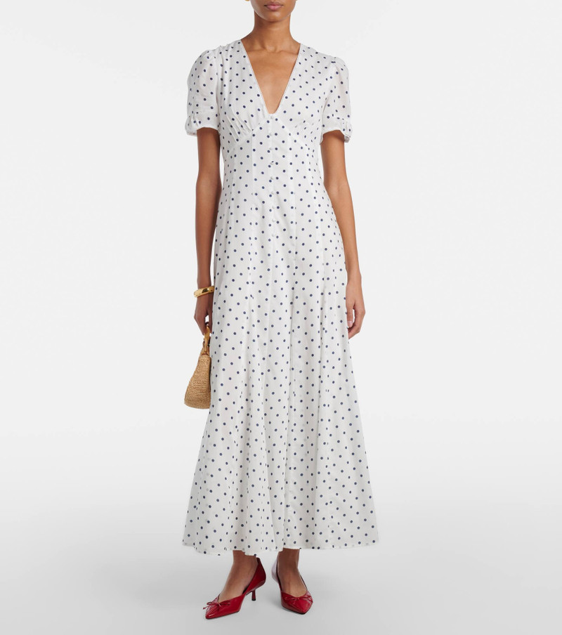 POSSE Paloma polka-dot maxi dress outlook
