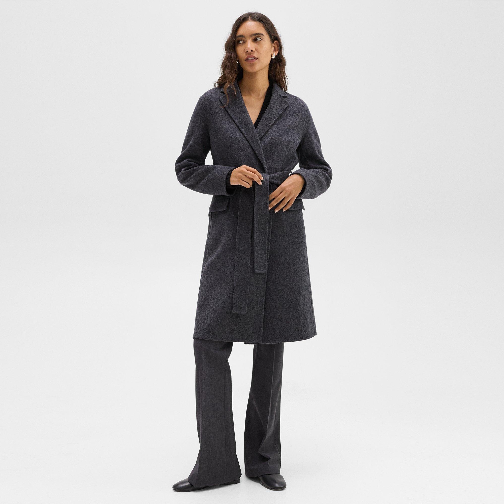 Wrap Coat in Double-Face Wool-Cashmere - 2