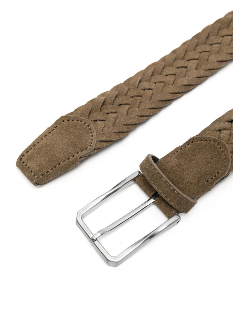 Canali braided 스웨드 벨트 outlook