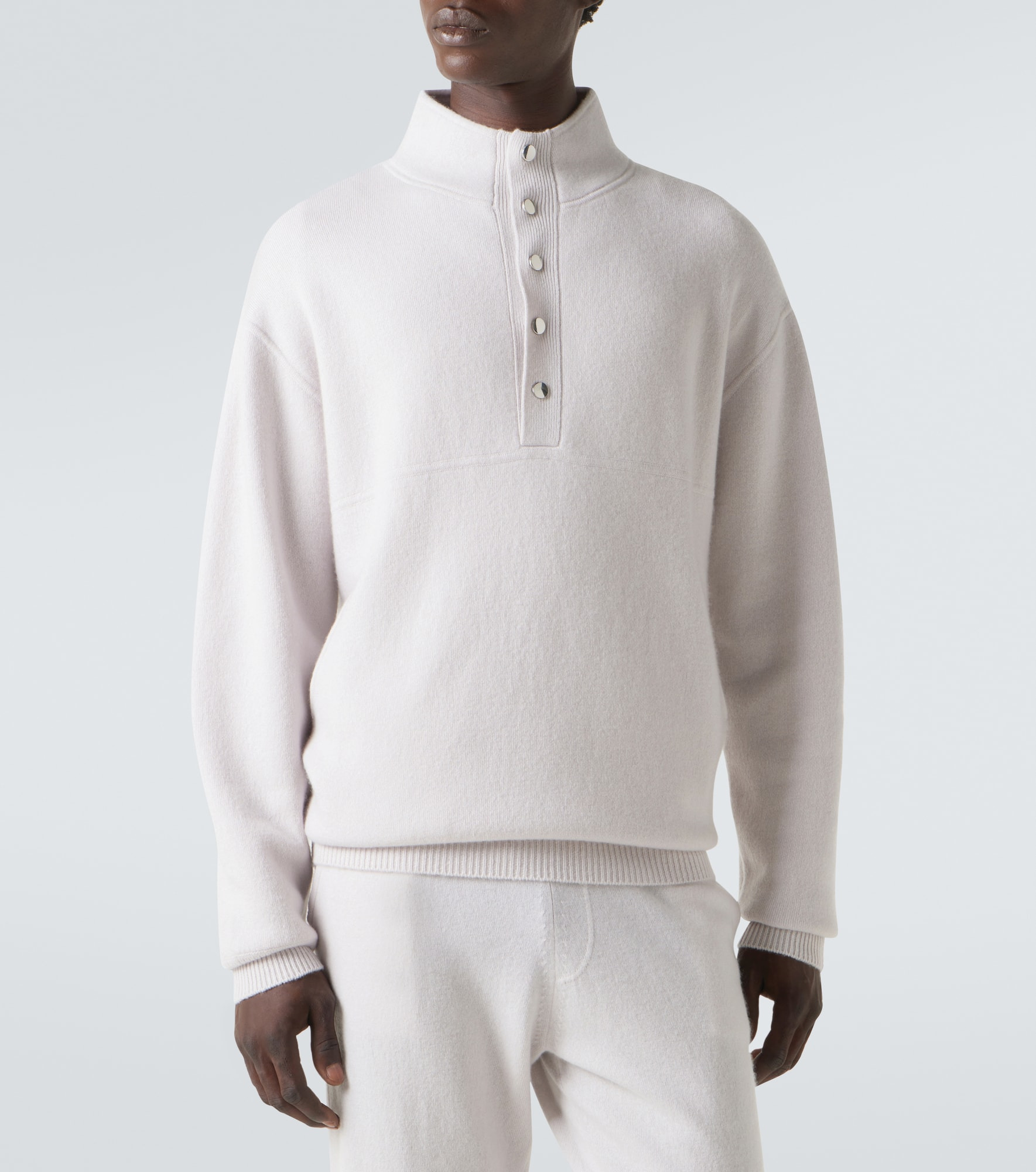 Wool and cashmere turtleneck sweater - 3