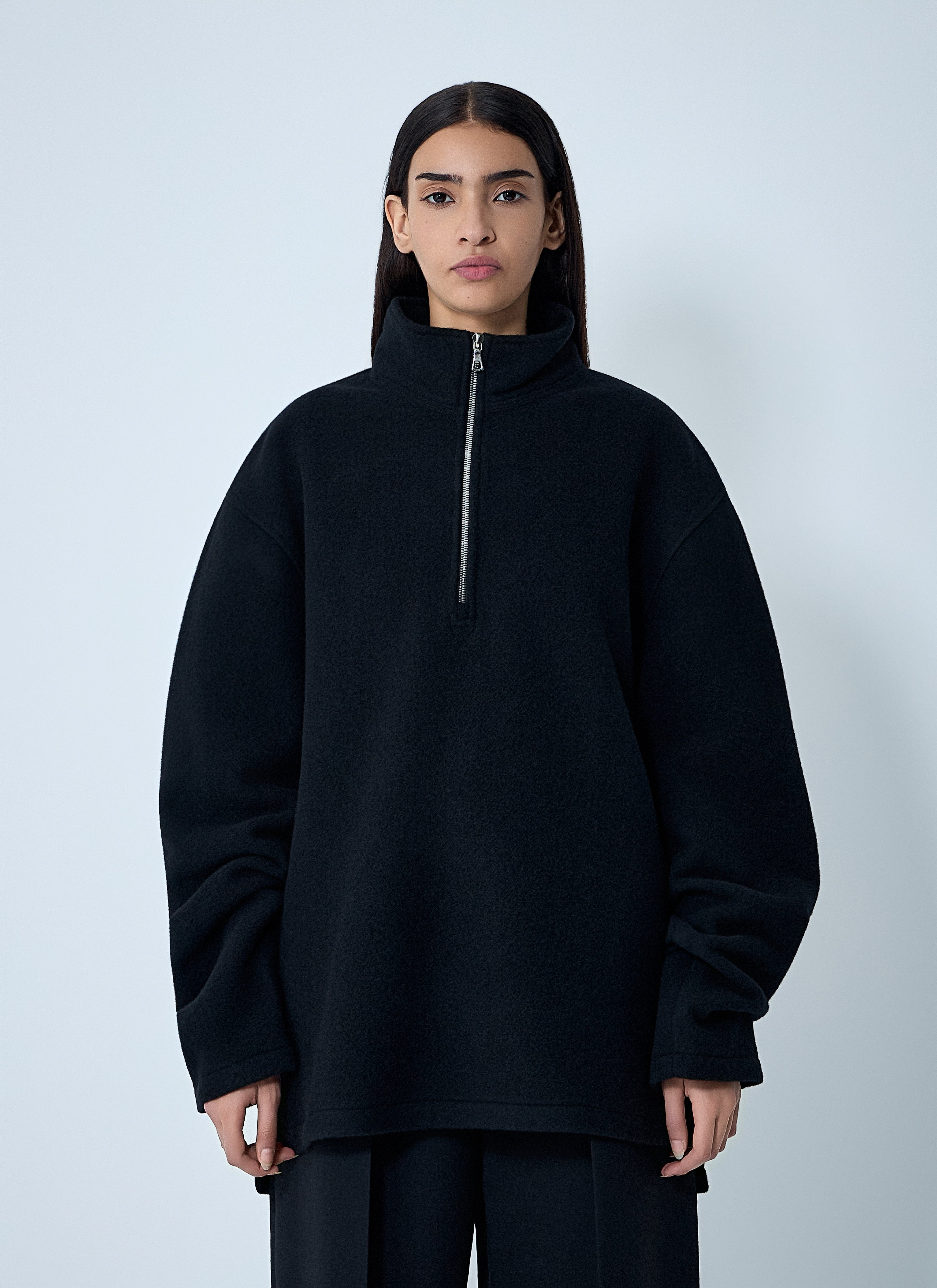 Rier Men Zip-Up Fleece Sweatshirt - 7