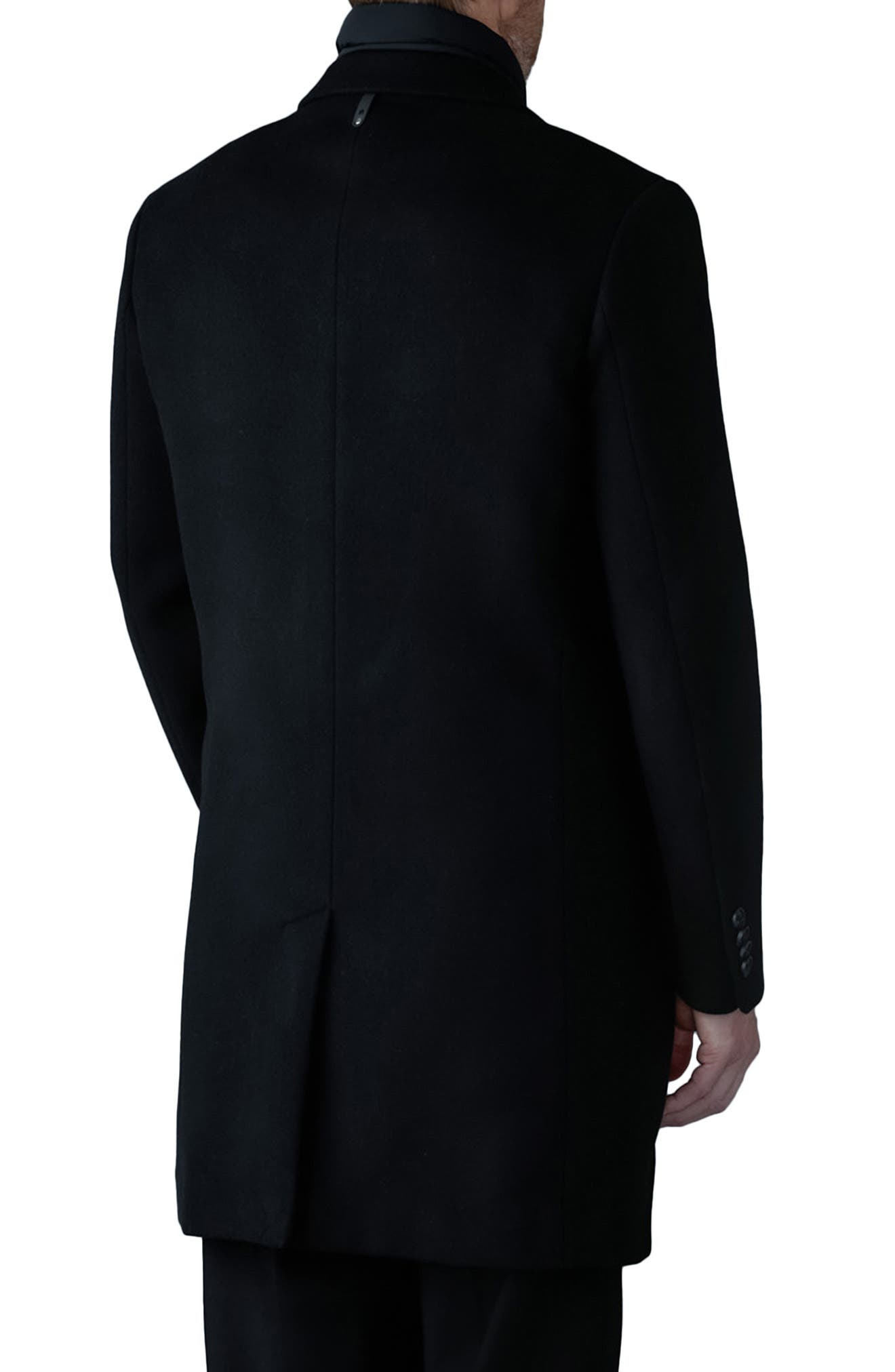 Mackage Skai-SLB Virgin Wool Coat with Removable Down Bib in Black at Nordstrom - 2