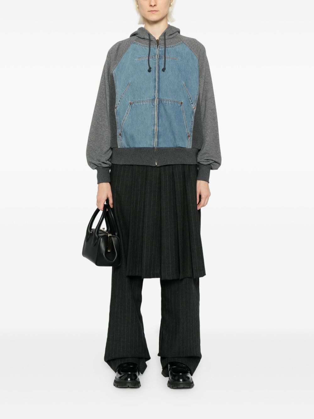 patchwork jacket - 2
