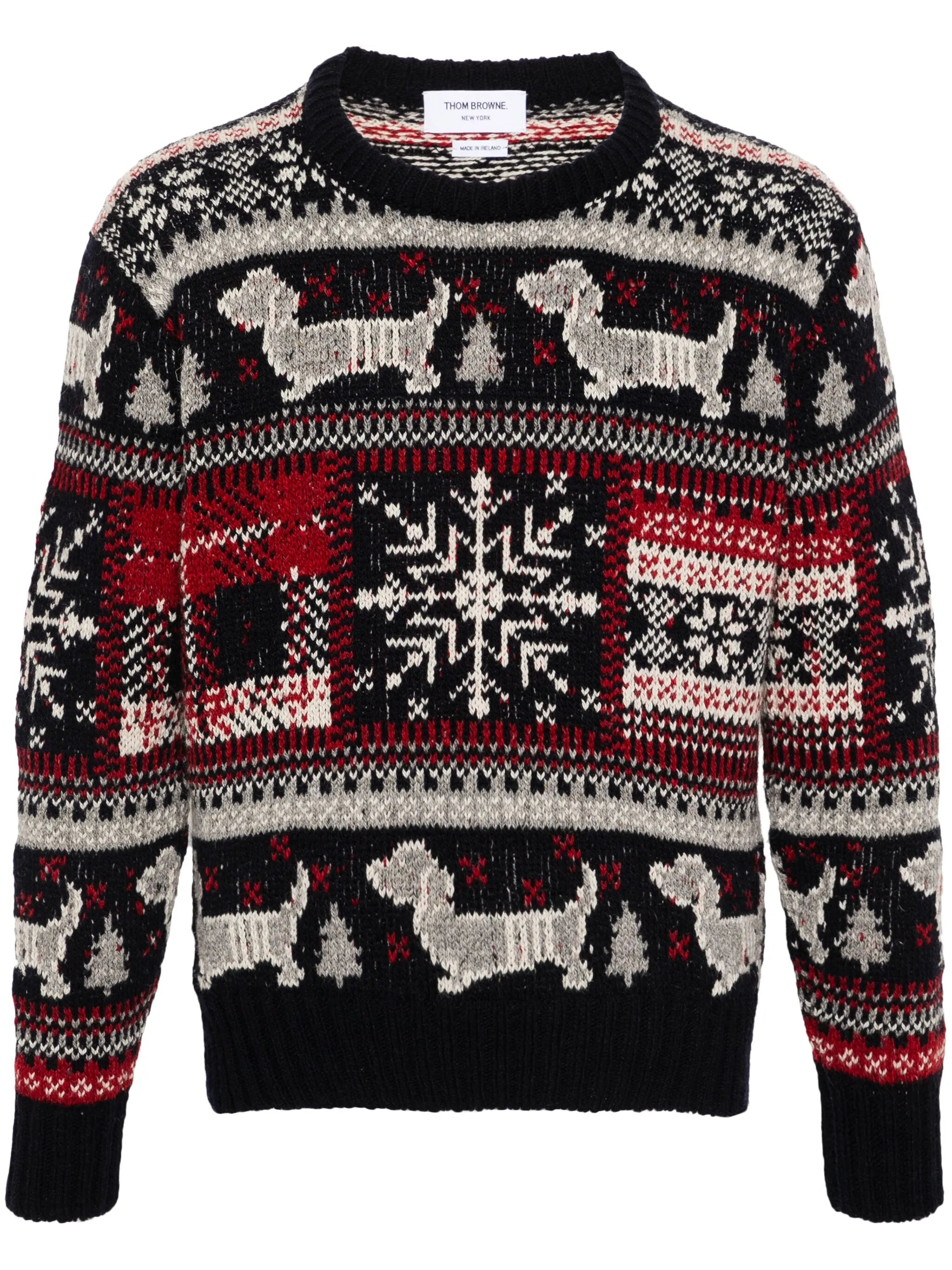 fair isle intarsia jumper - 1