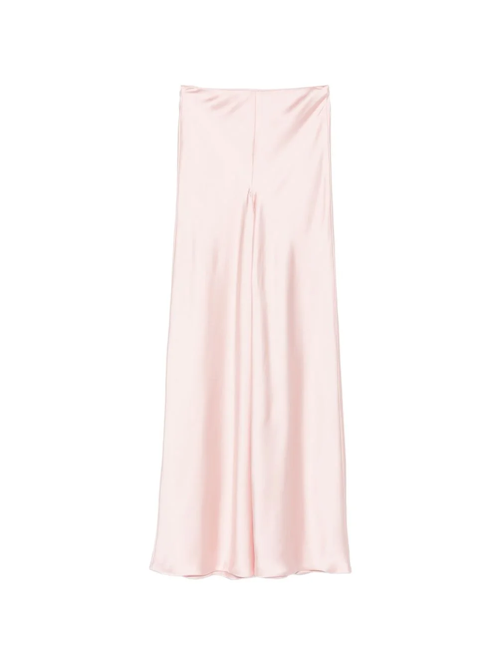 satin-finish wide-leg trousers - 1