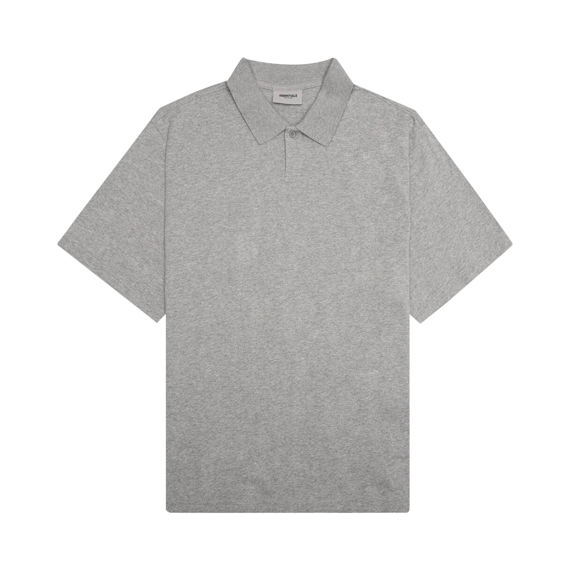 Fear of God Essentials Short-Sleeve Polo Shirt 'Oatmeal' - 1