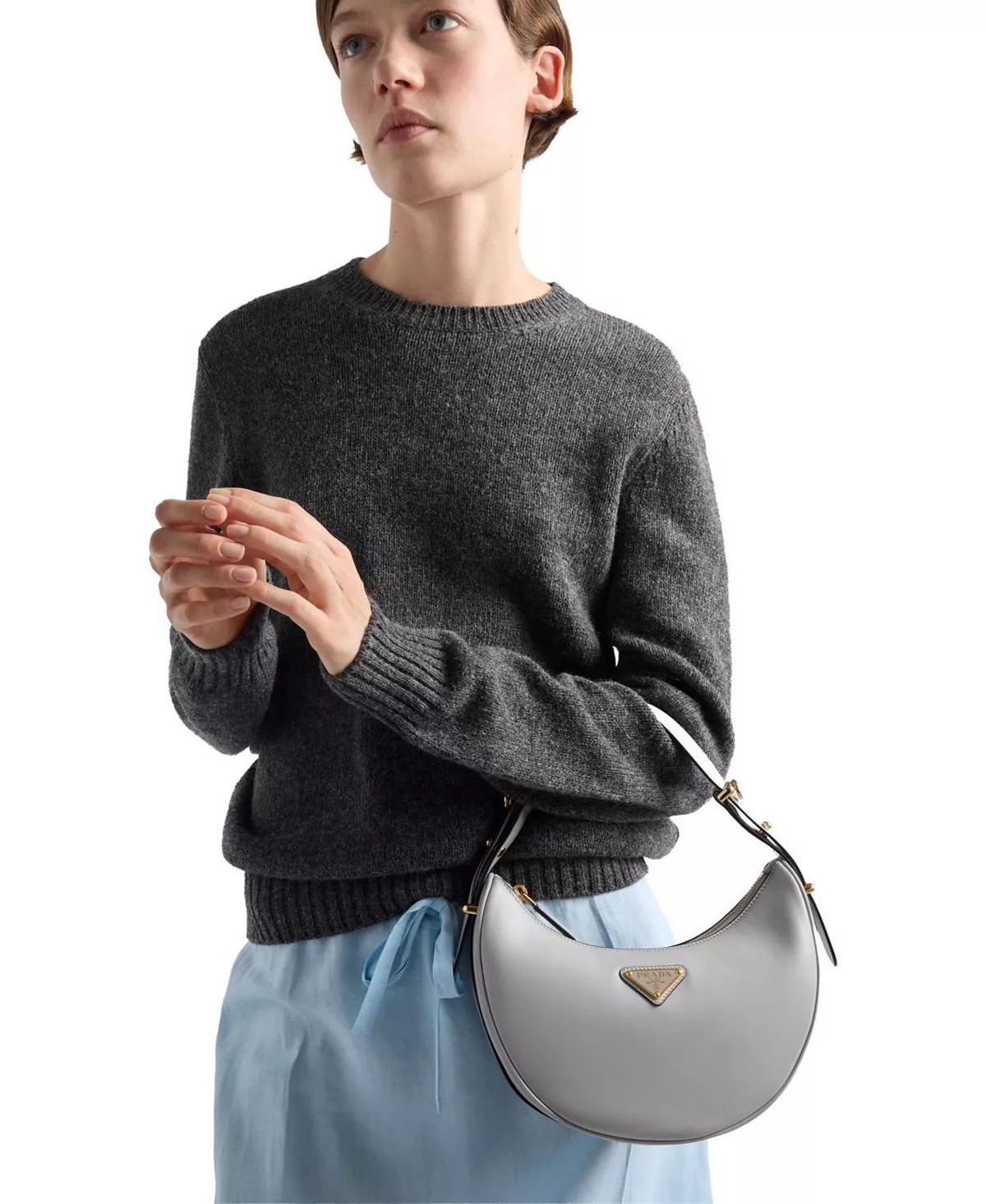 Arqué Small Leather Shoulder Bag - 3