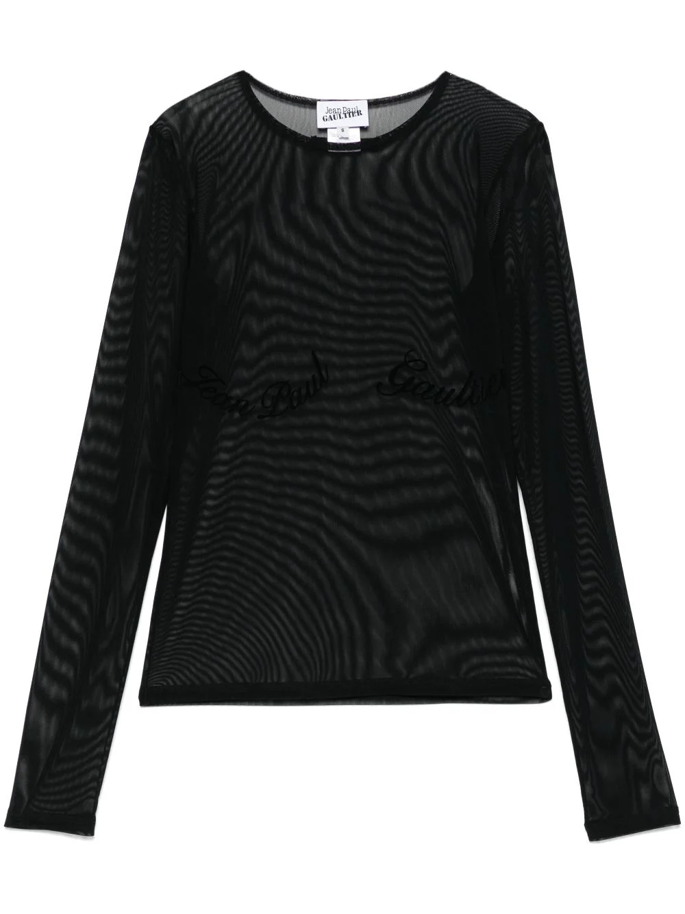 flocked-logo T-shirt - 1