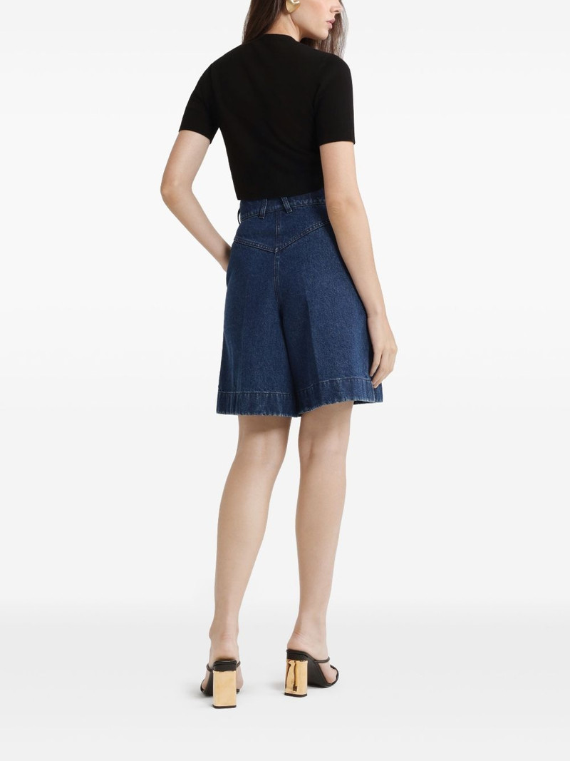 logo-jacquard cropped T-shirt 3