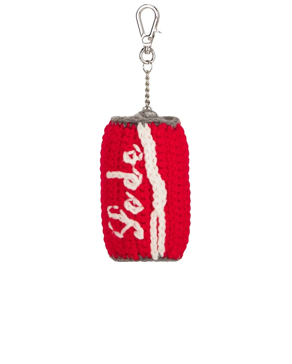 Hand Knitting Soda Can Key Ring - 1