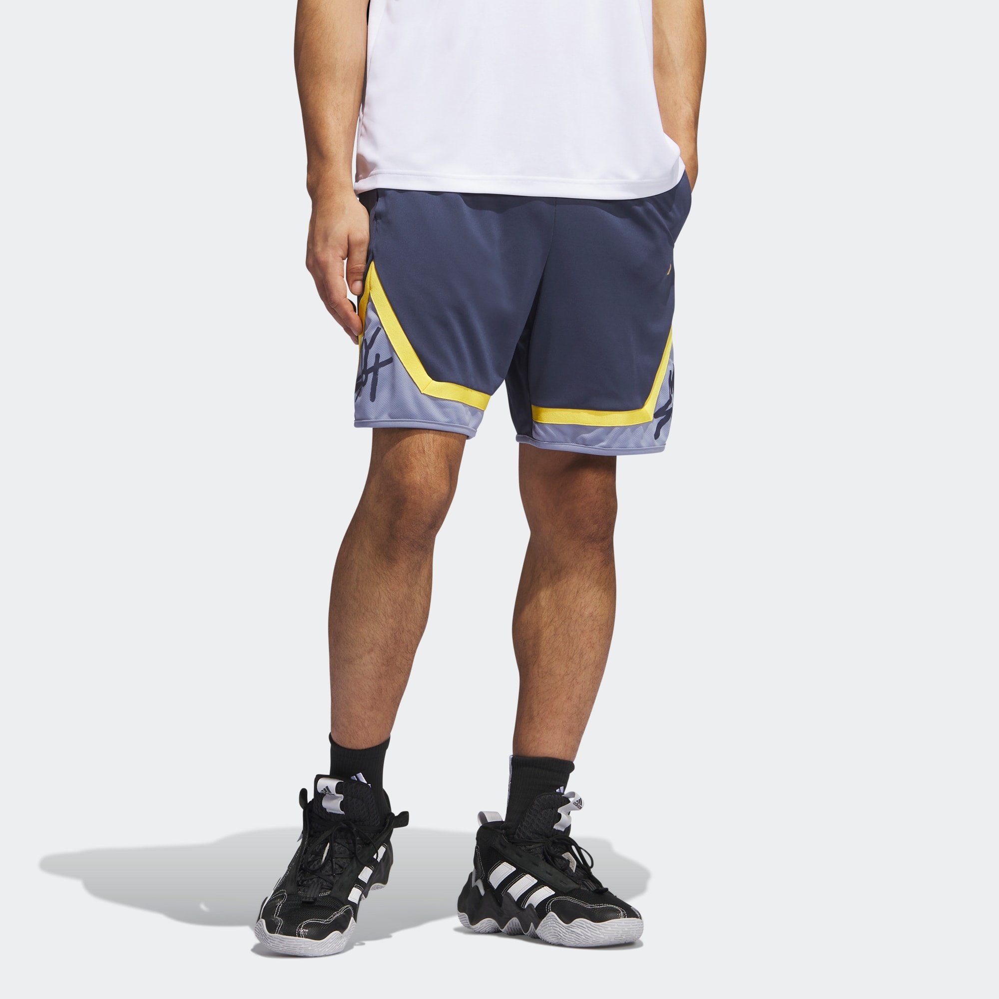 adidas Pro Block Shorts 'Blue' IN1709 - 2