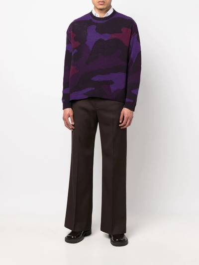 Valentino tailored flared-leg trousers outlook