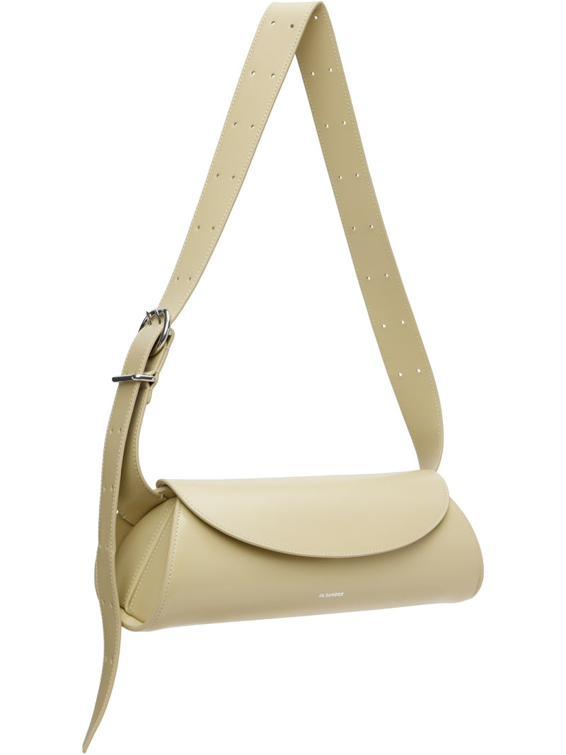 Jil Sander Beige Cannolo Small Bag outlook